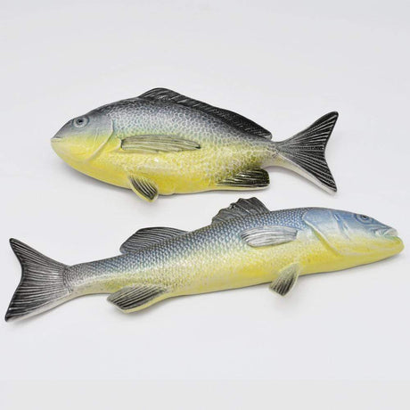 Poisson en céramique "Robalo" Jaune