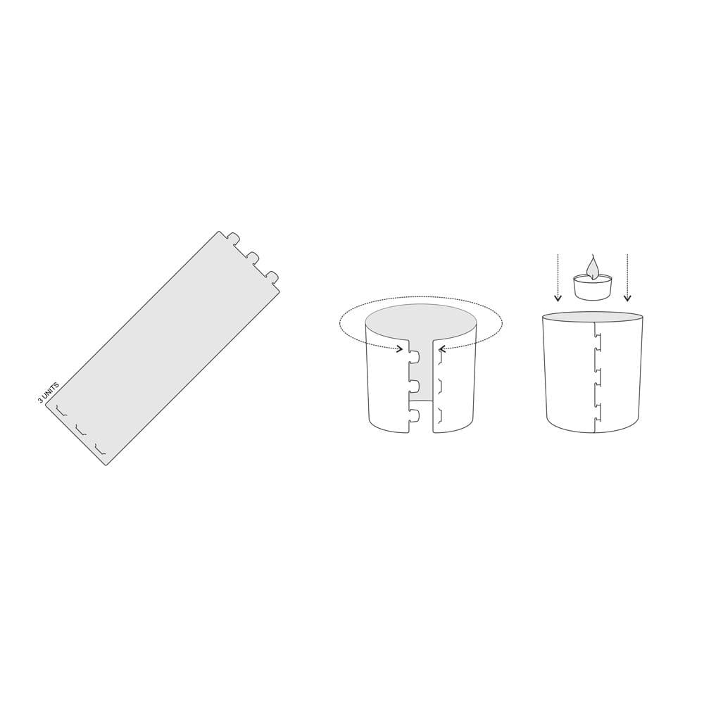 Azulejo I Candle holder - 3 pieces