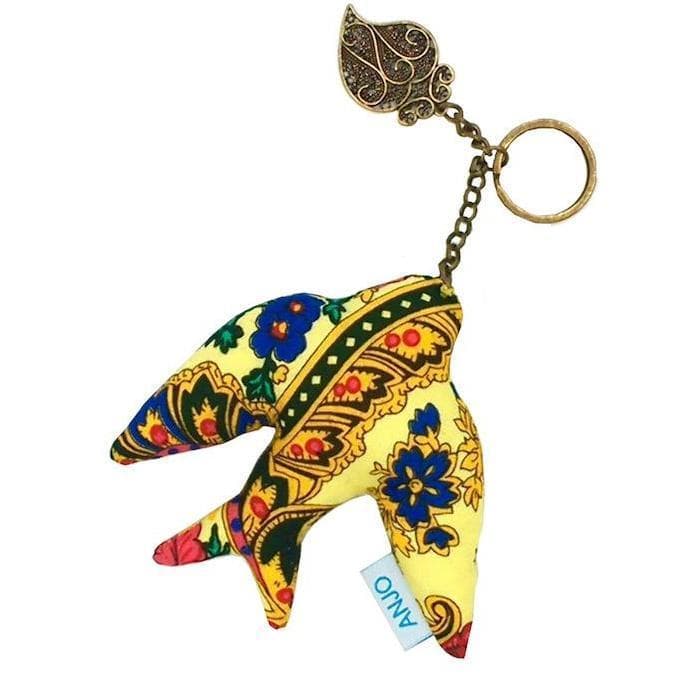 Andorinha I Yellow key ring