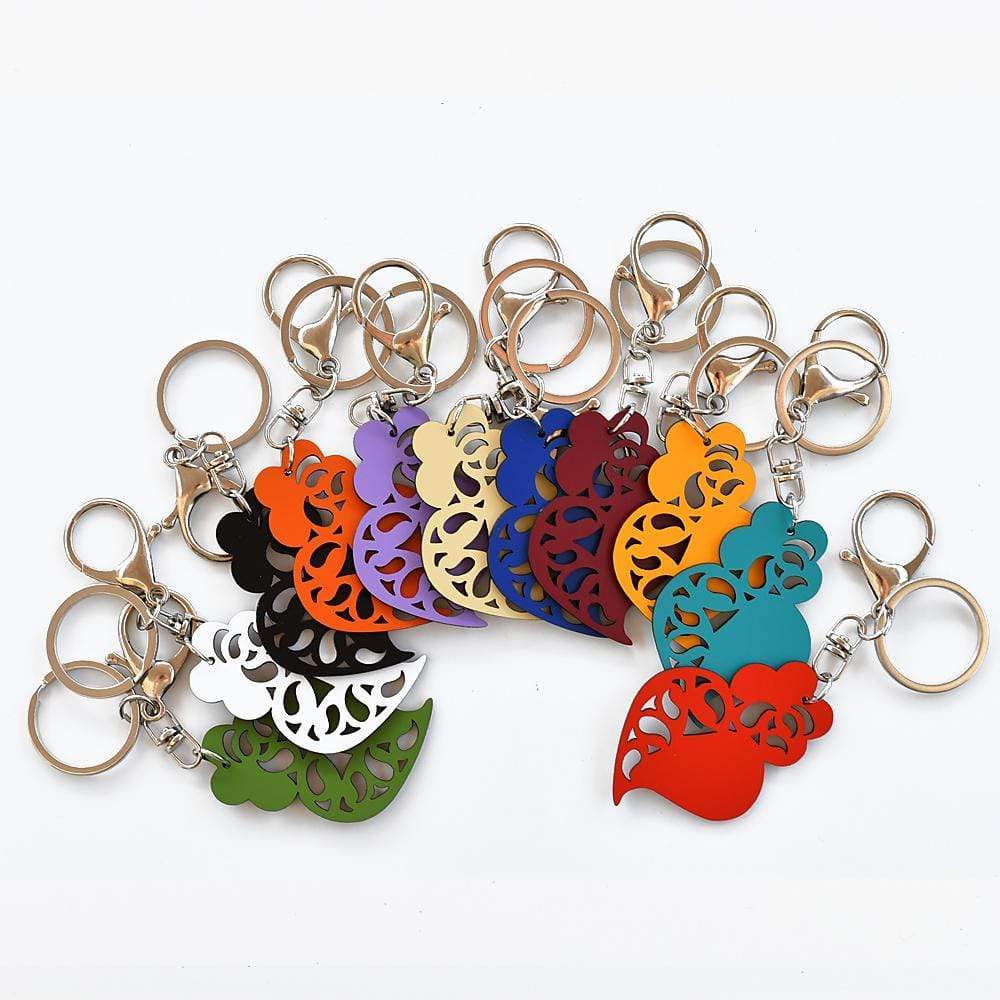 Porte clés Coração de Viana turquoise DRAFT Porte clés "Coração de Viana" - X couleurs