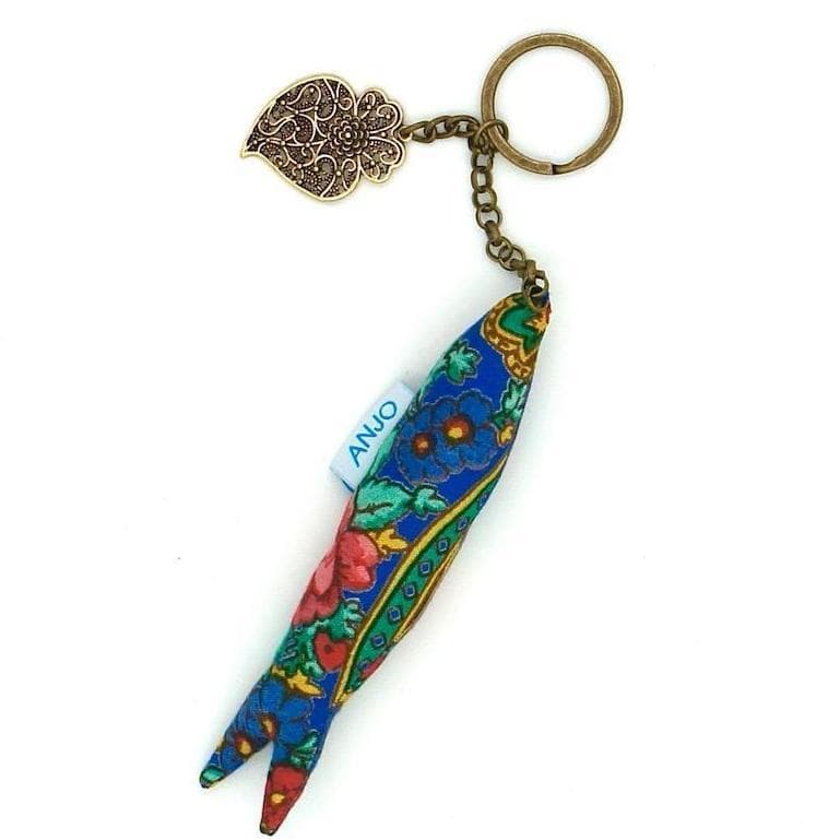 Key ring "Sardinha" - Blue