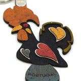 Rooster of Barcelos I Cork key ring