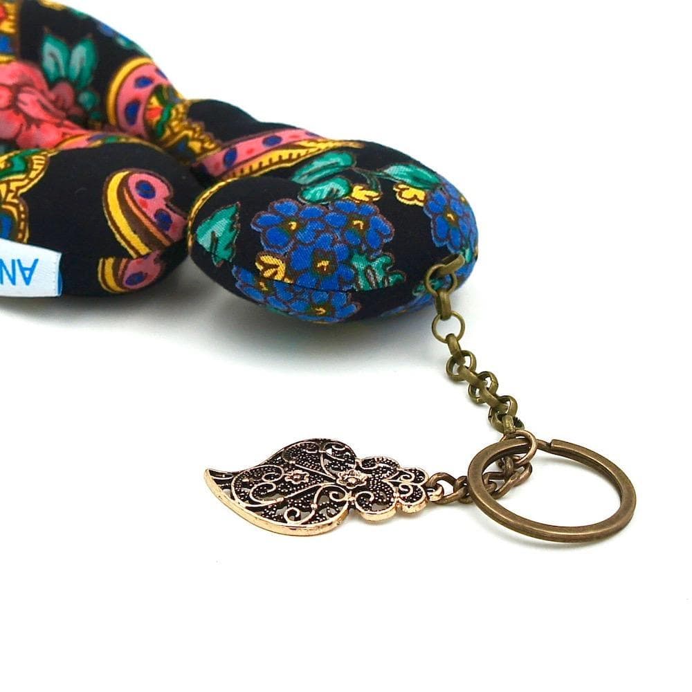 Rooster of Barcelos I Key ring - Black