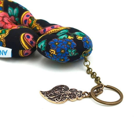 Rooster of Barcelos I Key ring - Black