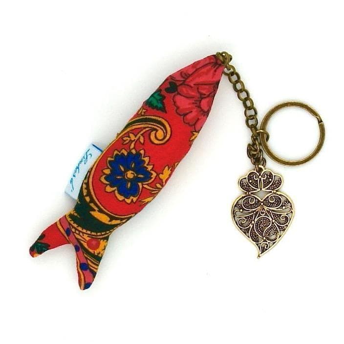 Key ring "Sardinha" - Red