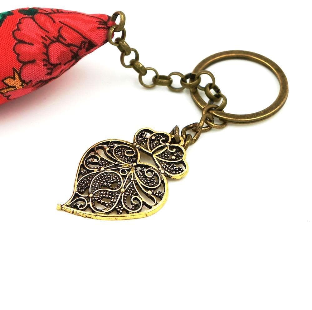 Key ring "Sardinha" - Red