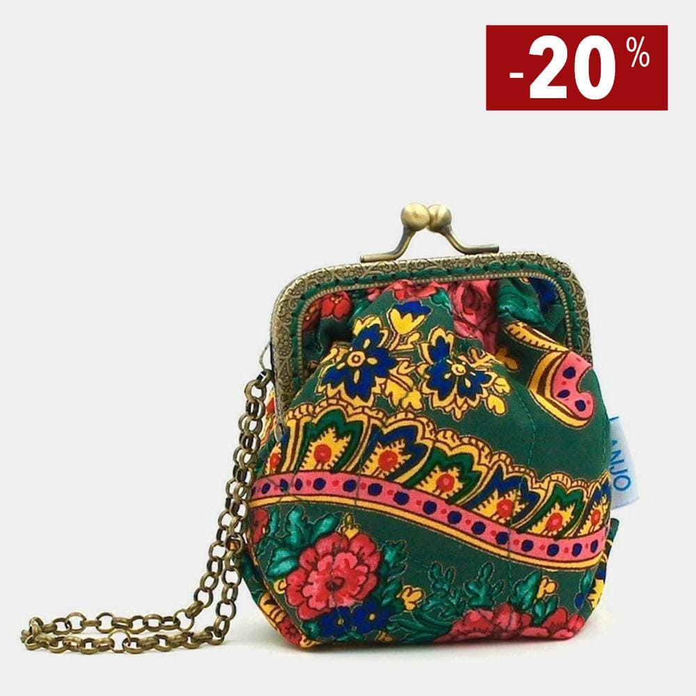 Porte monnaie du Minho I Artisanat Portugais I Vente en ligne Porte-monnaie du Minho vert