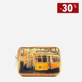 Porte monnaie en liège Electrico I Accessoire de mode portugais Porte monnaie en liège "Electrico 28"
