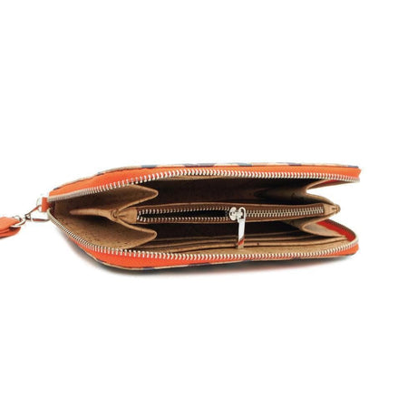 Large Cork Wallet "Circles"