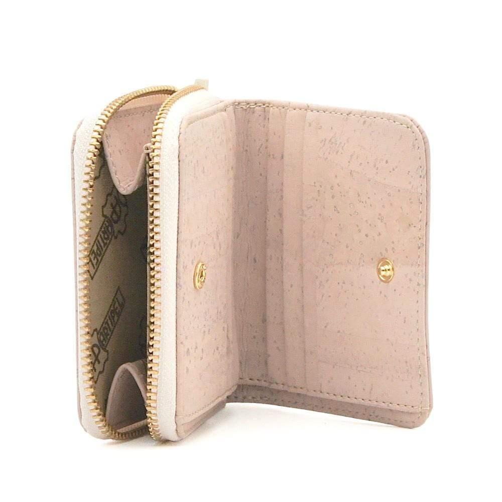Cork wallet I Nude-colored