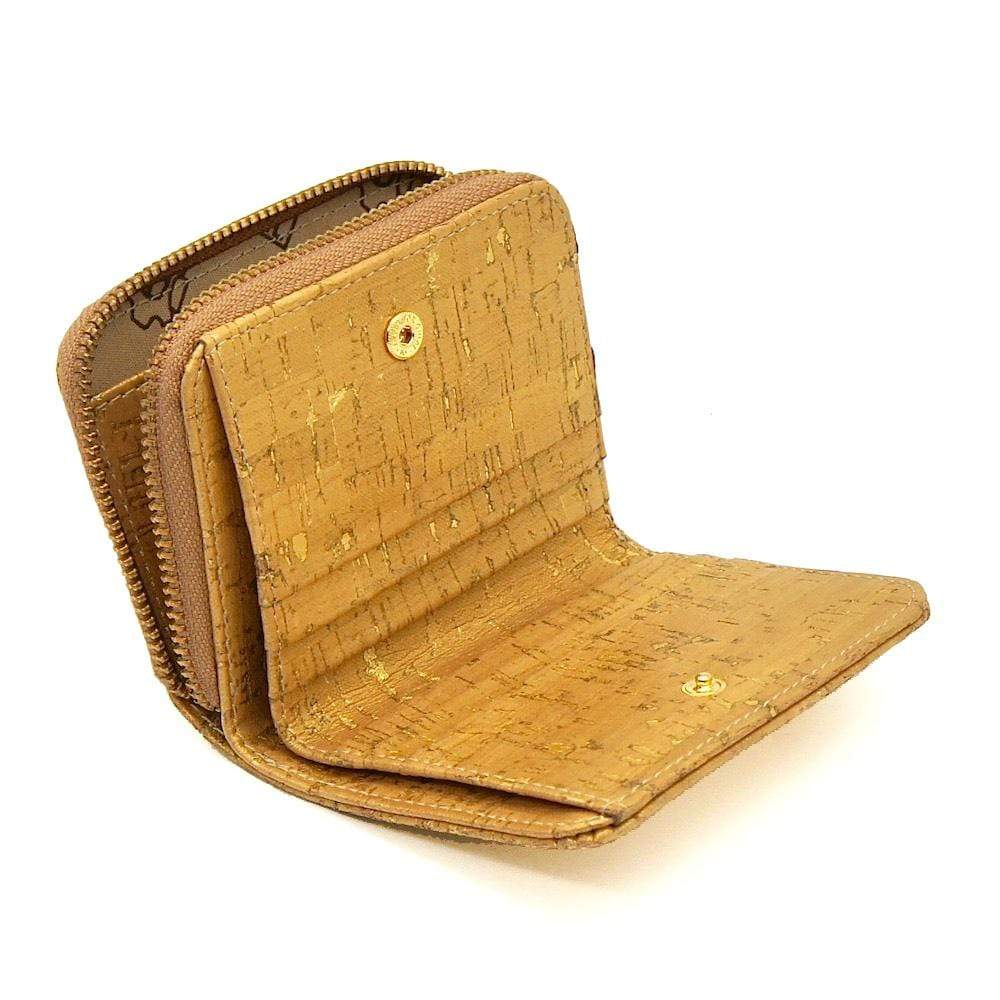 Cork wallet I Gold