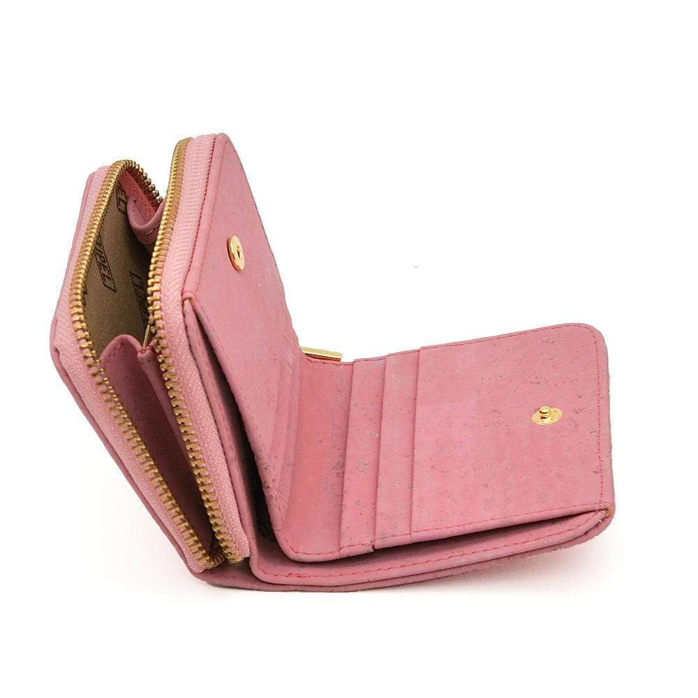 Cork wallet I Pink