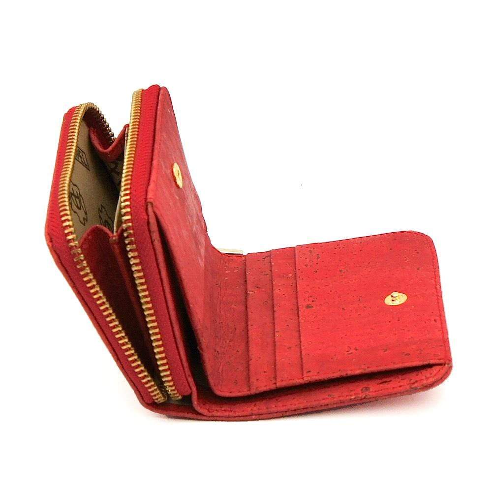 Cork wallet I Red