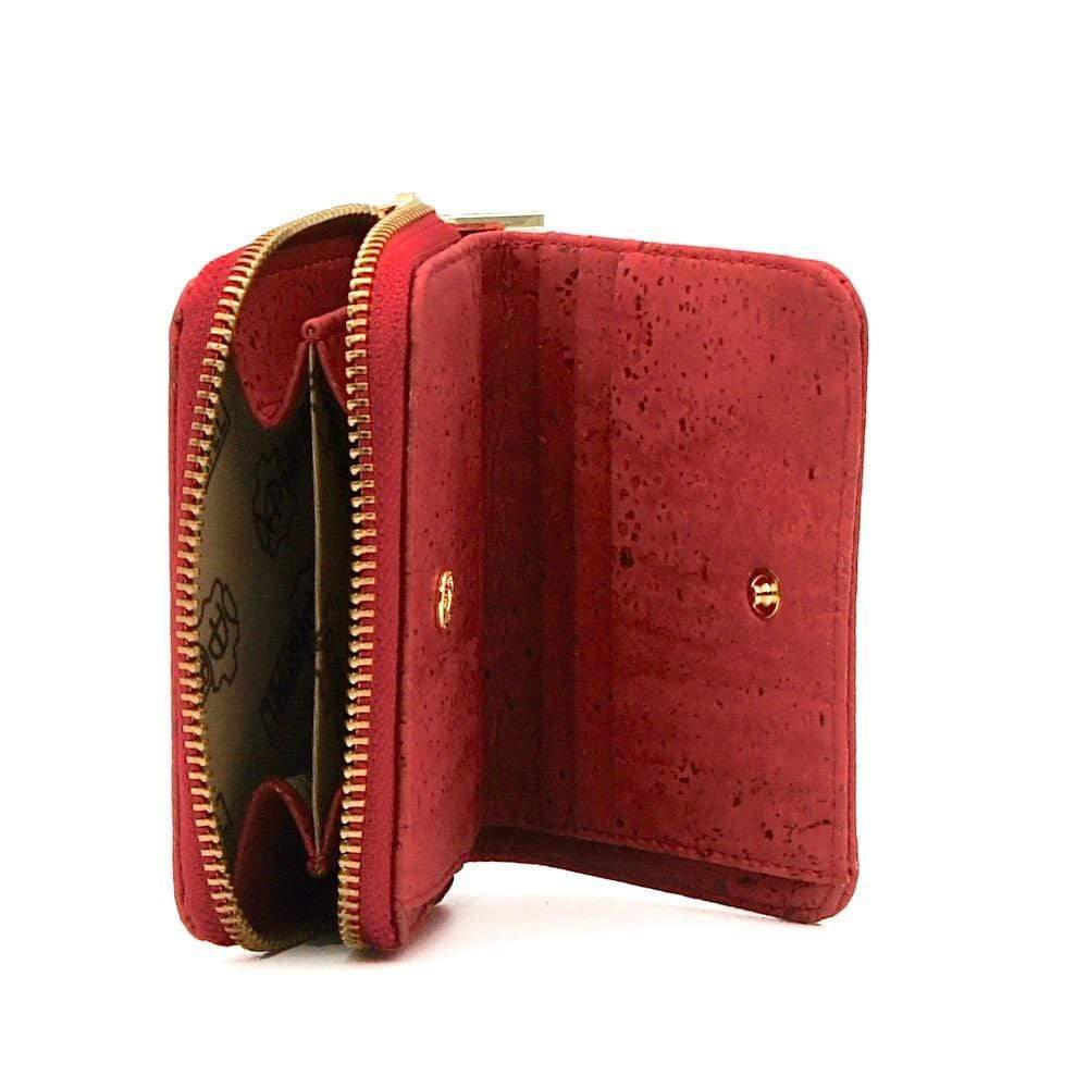 Cork wallet I Red