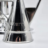 Présentoir à huile, vinaigre, sel et poivre en inox