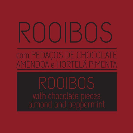 Rooibos with chocolate pieces, almonds and peppermint