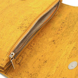 Yellow cork shoulder bag