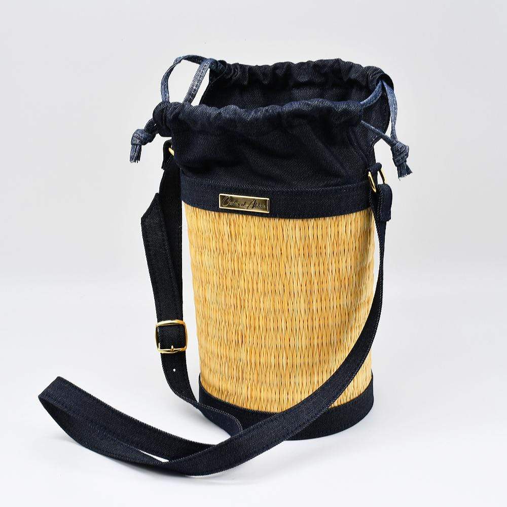 Rush and Denim Shoulder bag - Natural