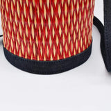 Rush and Denim Shoulder bag - Red
