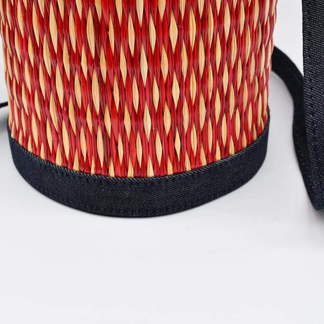 Rush and Denim Shoulder bag - Red