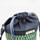 Rush and Denim Shoulder bag - Green