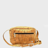 Pouch Bag with shoulder strap in cork