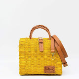 Reed Shopping Bag 8.7'' - Yellow