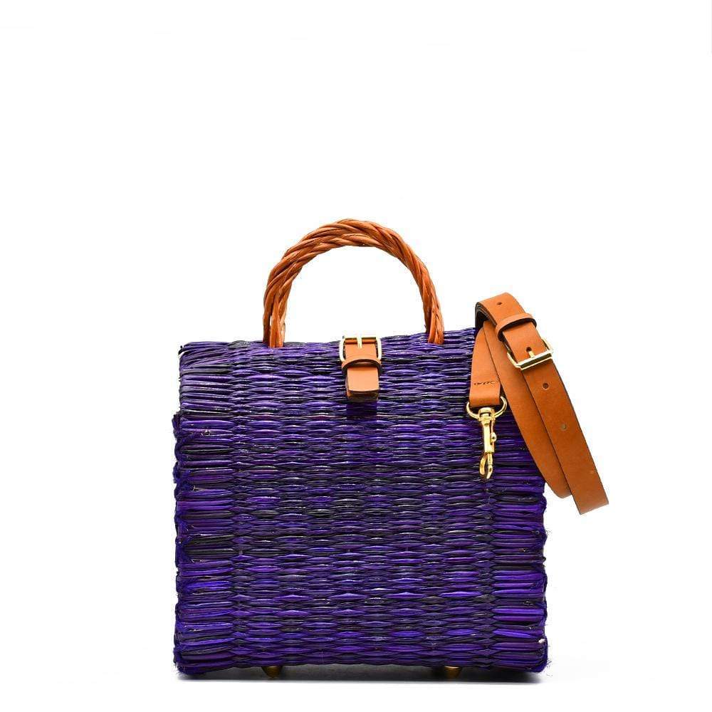 Reed Shopping Bag - 22cm - Purple