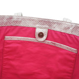 Embossed cork Shopping Bag - Silver