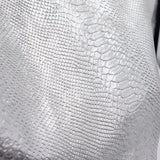 Embossed cork Shopping Bag - Silver