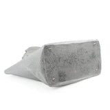 Embossed cork Shopping Bag - Silver
