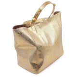 Embossed cork Shopping bag - Gold