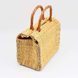 Sac cabas en jonc 16cm - Naturel