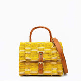 Reed Satchel bag - 22cm - Yellow