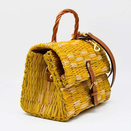 Reed Satchel bag - 22cm - Yellow
