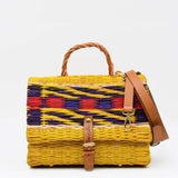 Reed Satchel Bag 9.8'' - Yellow & Multicolored