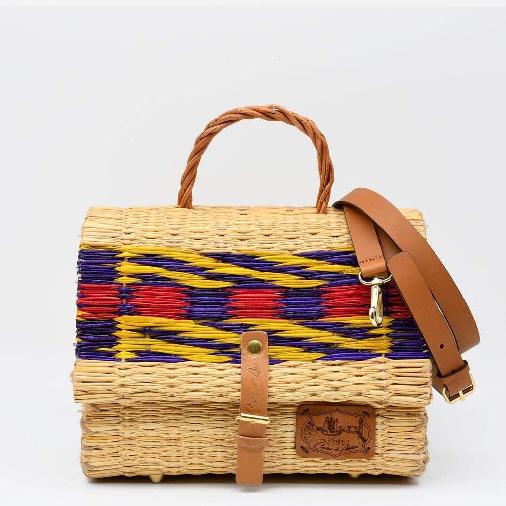 Reed Satchel Bag - 25cm - Natural