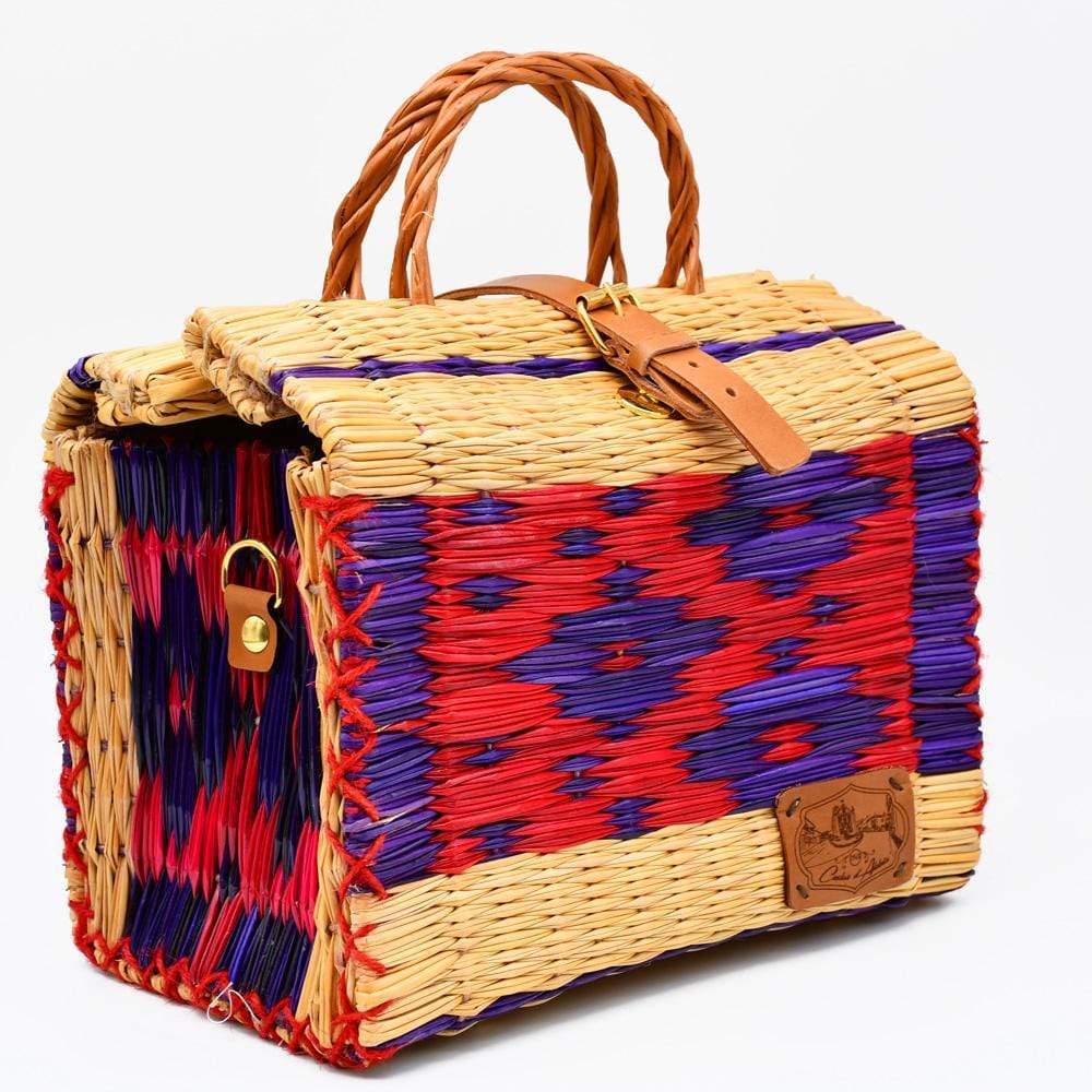 Reed Shopping Bag - 26cm - Red & Multicolor