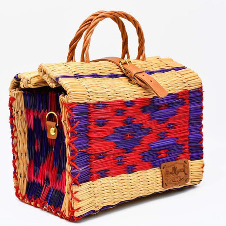 Reed Shopping Bag - 26cm - Red & Multicolor