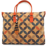 Convertible cork bag "Circles"