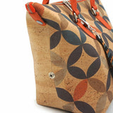 Convertible cork bag "Circles"