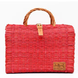 Reed Shopping Bag - 33cm - Red