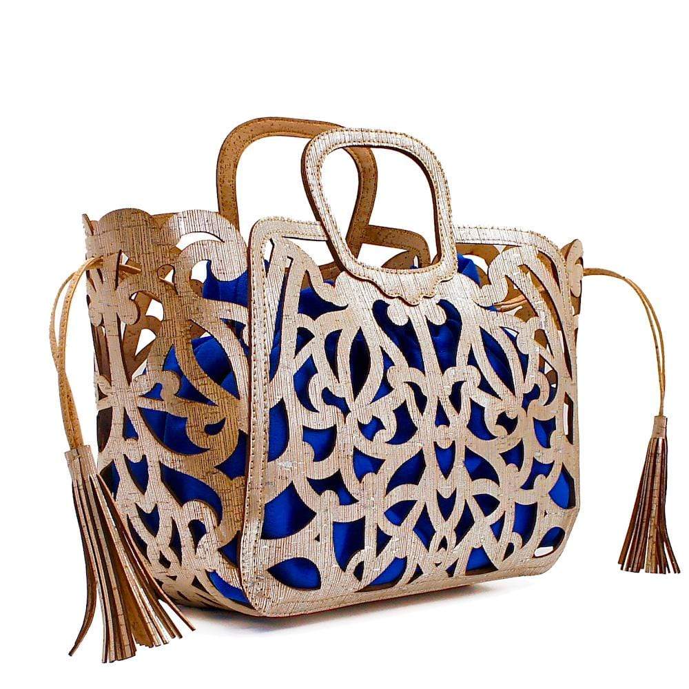 Convertible Cork Handbag - Red
