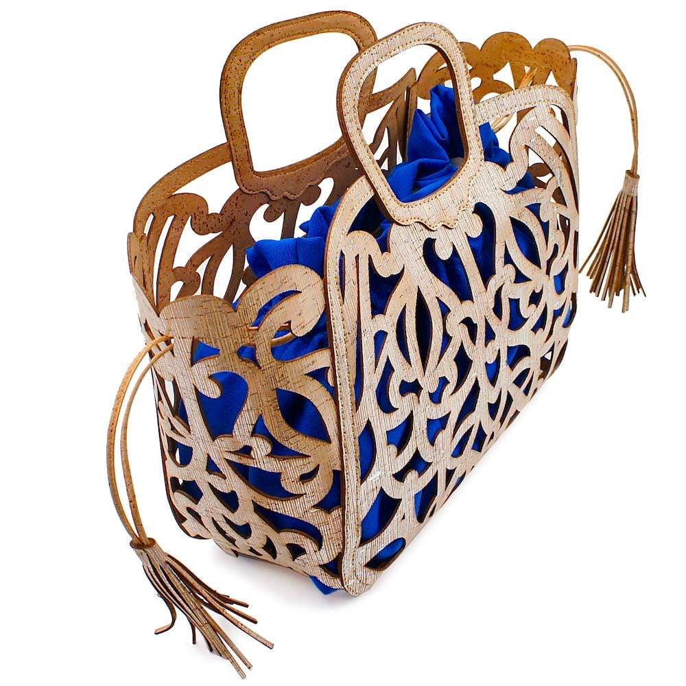 Convertible Cork Handbag - Red