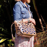 Convertible Cork Handbag - Red