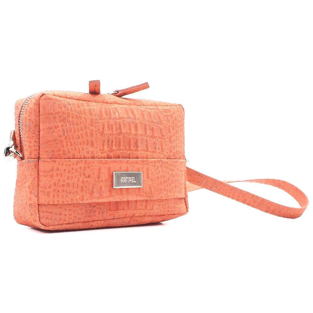 Orange cork fanny pack