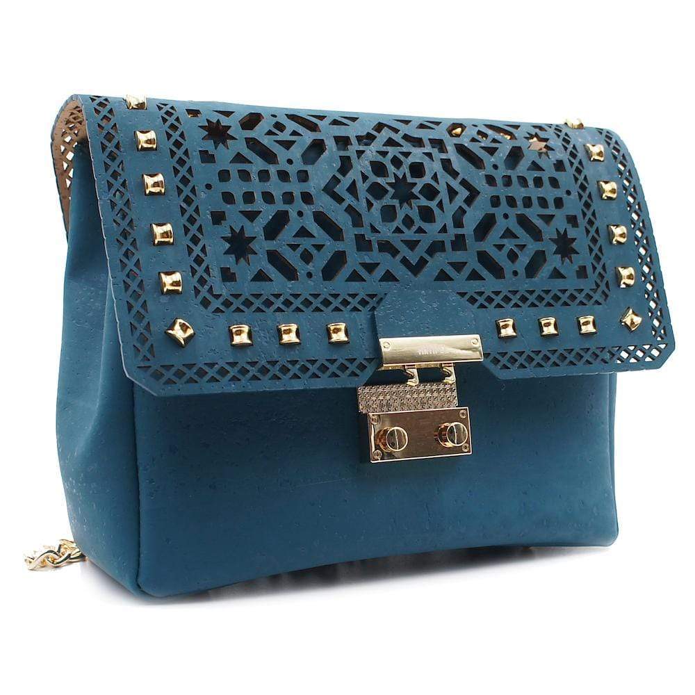 Cork Hobo bag - Blue