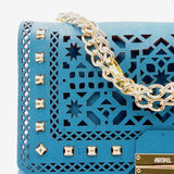 Cork Hobo bag - Blue