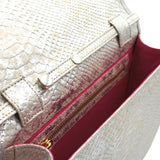Embossed cok pouch - Silver