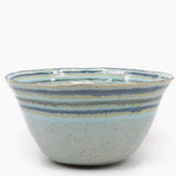 Madeira I Fine Stoneware Salad Bowl - Green